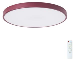 Brilagi-LED Stmievateľné stropné svietidlo POOL LED/60W/230V 3000-6000K 60 cm bordó + diaľkové ovládanie