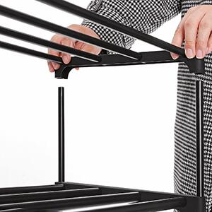 SONGMICS Botník Rezula 89,5 cm černý