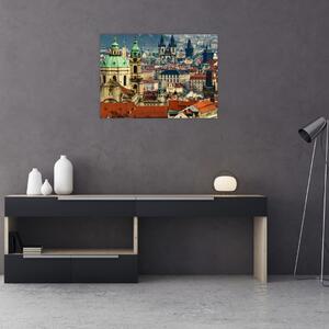 Obraz - Panorama Prahy (70x50 cm)