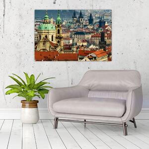 Obraz - Panorama Prahy (90x60 cm)