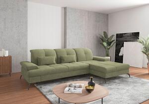 ROHOVÁ SEDAČKA, textil, svetlozelená Sit & More - Sedačky, Online Only