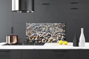 Sklenený obklad Do kuchyne Kamene voda umenie 100x50 cm