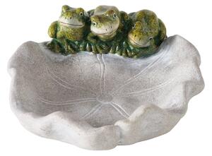 BOLTZE Napájadlo pre vtáky Dimona1, 10,4x21,3 cm, keramika, sivá