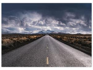 Obraz cesty v púšti (70x50 cm)