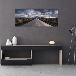 Obraz cesty v púšti (120x50 cm)