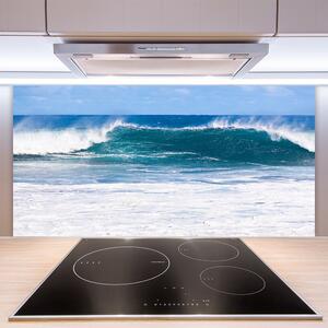 Sklenený obklad Do kuchyne More vlna voda oceán 100x50 cm