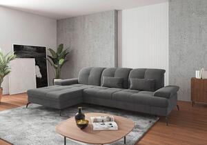 ROHOVÁ SEDAČKA, textil, sivá Sit & More - Sedačky, Online Only