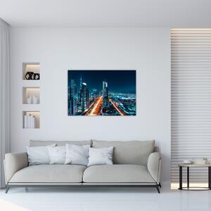 Obraz - Dubajská noc (90x60 cm)