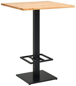 BAROVÝ STÔL, akácia, čierna, farba akácie, 80/105/80 cm MID.YOU - Barový nábytok