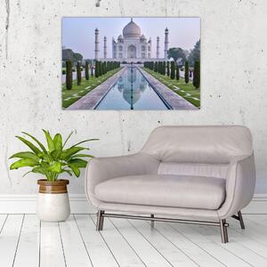 Obraz - Taj Mahal za východu slnka (90x60 cm)