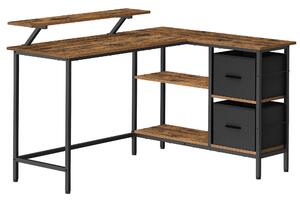 HERNÝ STÔL, čierna, tmavohnedá, 135/89/105 cm MID.YOU - Online Only kancelárie, Online Only