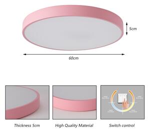 Brilagi - LED stropné svietidlo POOL LED/60W/230V 3000/4000/6000K 60 cm ružová