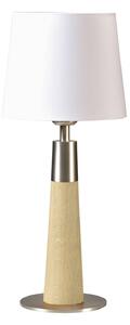 HerzBlut Conico stolná lampa biela dub 44 cm