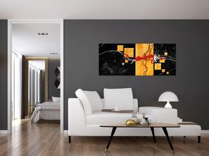 Abstraktný obraz - Tanečnice (120x50 cm)