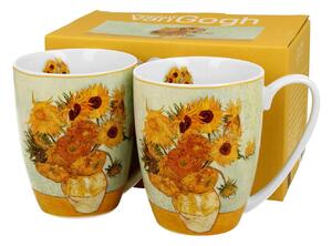 Porcelánový hrnček Van Gogh Sunflowers 350 ml sada 2ks