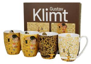 Porcelánový hrnček Klimt 350 ml sada 4ks