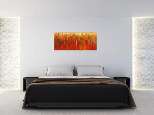 Obraz maľované abstrakcie (120x50 cm)