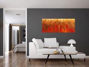 Obraz maľované abstrakcie (120x50 cm)