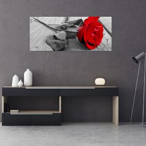 Obraz červených ruží (120x50 cm)