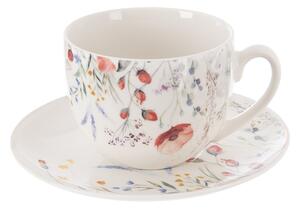 Orion Porcelánový hrnček s podšálkou Mak, 0,28 l