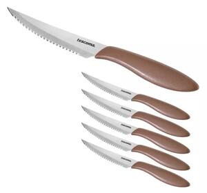 Tescoma Nôž steakový PRESTO 12 cm, 6 ks, hnedá