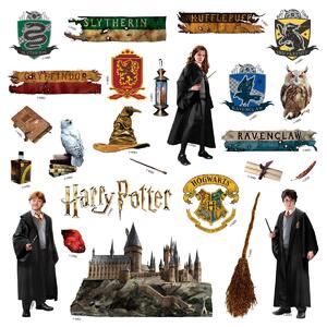 Samolepiaca dekorácia Harry Potter Hogwarts, 30 x 30 cm