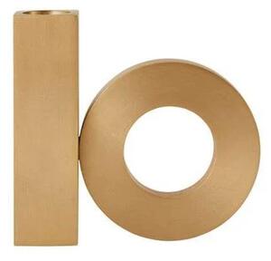 OYOY Living Design - Baari Solid Brushed Brass Candleholder