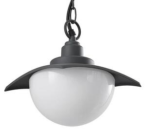 Lindby - Elinda Vonkajšie Závěsná Lampa Dark Grey