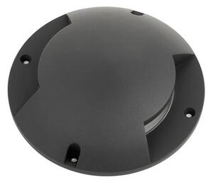 Lindby - Cormac 2 LED Zapustené Podlahové Svetlo Dark Grey