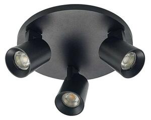Arcchio - Iavo 3 Round Stropné Lampa Black