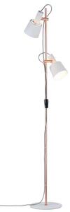 Paulmann - Haldar Stojaca Lampa Biela/Copper