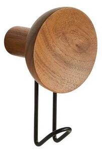 Woud - Around Háčik na kabát Large Walnut/Black