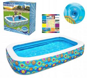 Nafukovací bazén pre deti s krásnym motívom 305 x 183 x 56 cm Modrá