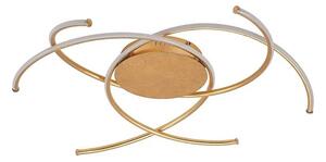 Lindby - Yareli LED Stropné Lampa Gold