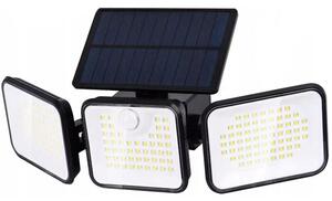 Izoxis 24889 Solárne osvetlenie s 180 LED diódami, snímačom pohybu a súmraku PIR, IP65, 550 lm, 1800 mAh