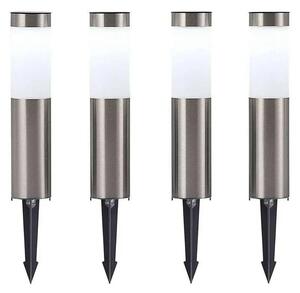 Lindby - Sirita Solárne Lampy 4 pcs. H31 Silver
