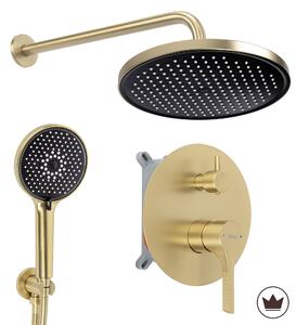 Podomietková sprchová súprava Rea Maxim Brush Gold + BOX