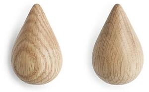 Normann Copenhagen - Dropit Háčik na kabát 2 pcs. Small Oak