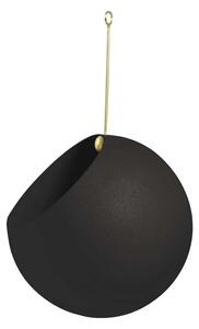 AYTM - Globe Kvetináč s Rastlinou Ø17xH28 Black/Gold