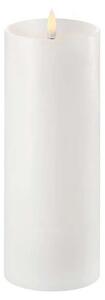 Uyuni Lighting - Stĺpiková Sviečka LED w/shoulder 7,8x20 cm Nordic White