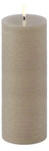 Uyuni Lighting - Pillar Candle LED 7,8 x 20,3 cm Rustic Sandstone