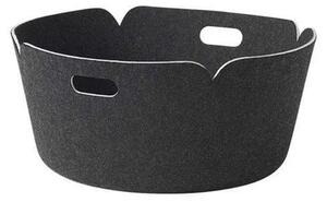 Muuto - Restore Round Košík Black Melange