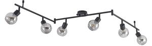 Lindby - Eridia 6 Stropné Lampa Black