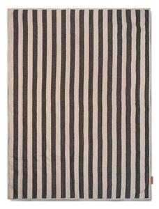 Ferm LIVING - Grand Quilted Blanket Sand/Black