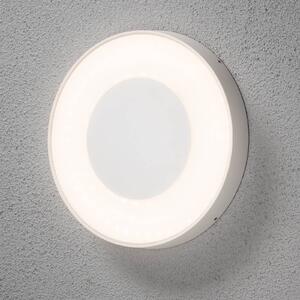Okrúhle vonkajšie stropné LED Carrara v bielej