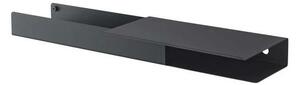 Muuto - Folded Shelves Platform 62x5,4 Čierna
