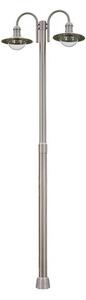 Lindby - Damion 2 Vonkajšie Záhradná Lampa Stainless Steel
