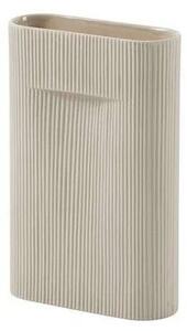 Muuto - Ridge Vase H35 Beige