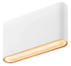 SLV - Oval 14 LED Vonkajšie Nástenné Svietidlo IP65 White