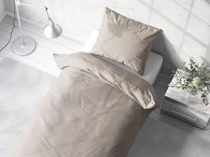 Biante Bavlnené jednofarebné posteľné obliečky Torino TON-002 Krémovo béžové Jednolôžko 140x200 a 70x90 cm